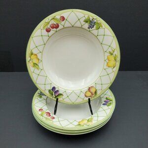 Mikasa Fruit Rapture Rim Soup Bowls Mikasa Optima Rimmed Pasta Salad Bowls